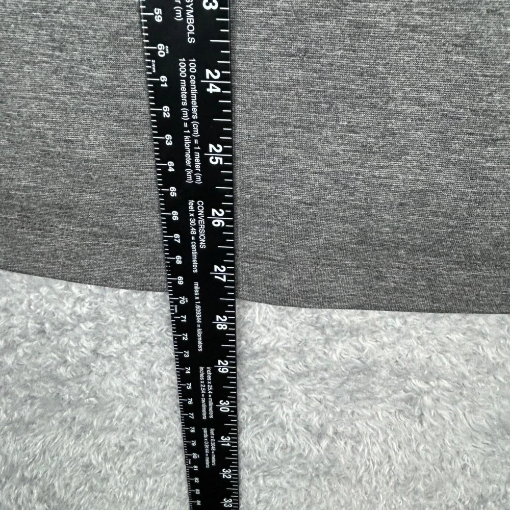 Lululemon Mens Short Sleeve Polo Shirt Heathered Charcoal Grey Activewear Golf